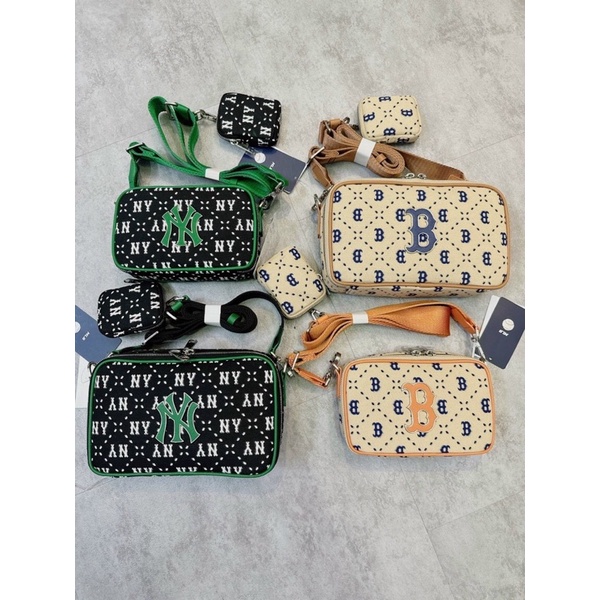 Túi MLB Monogram Jacquard Mini Crossbody - Túi đeo chéo MLB Chính hãng