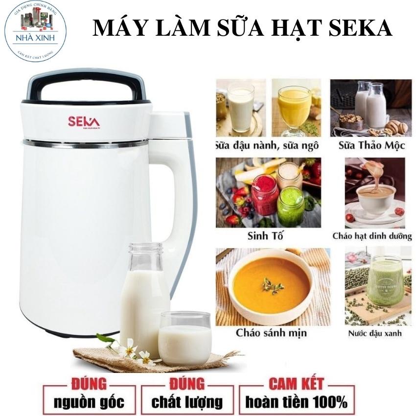 Máy Làm Sữa Hạt Đa Năng SEKA BH 12 Tháng Cao Cấp - Máy Xay Nấu Đa Năng, Xay Sinh Tố - Công Nghệ Đức