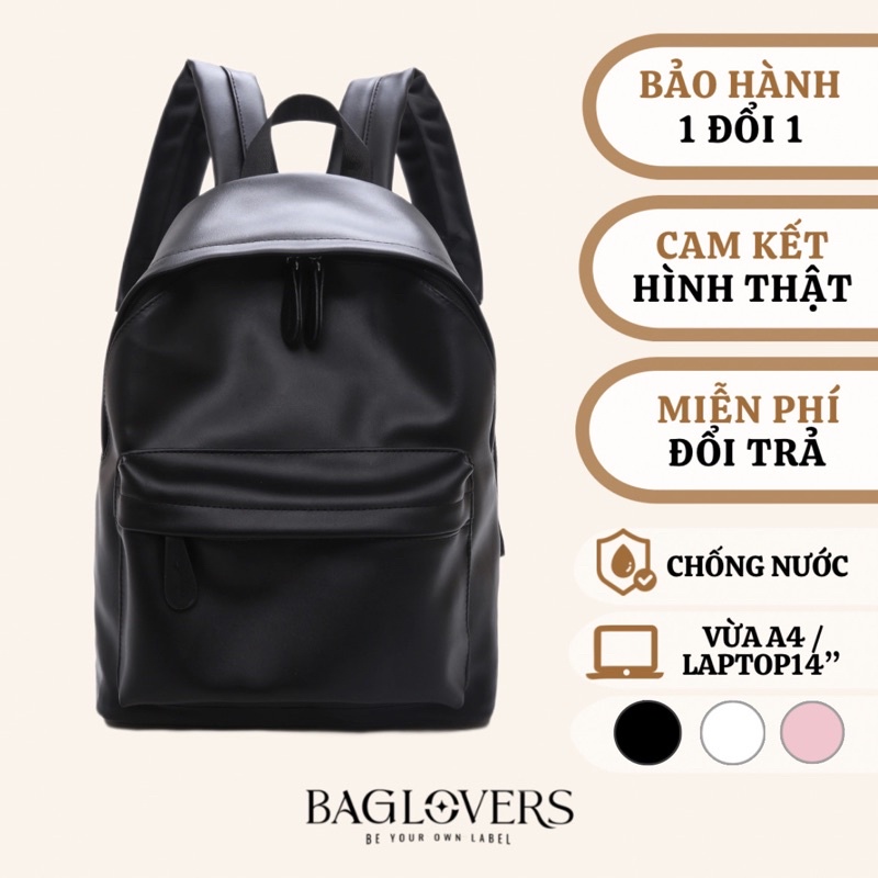 BALO DA NỮ THỜI TRANG ĐƠN GIẢN / VỪA LAPTOP14” / CHỐNG NƯỚC / CEE BACKPACK
