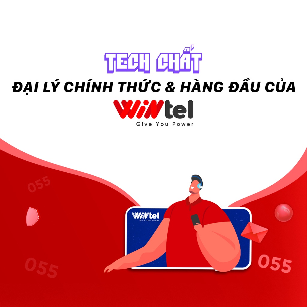 Combo SIM 4G Wintel số khá đẹp (có eSim) kèm chọc sim gọi miễn phí, vào mạng tốc độ cao không giới hạn tốc độ sóng khỏe