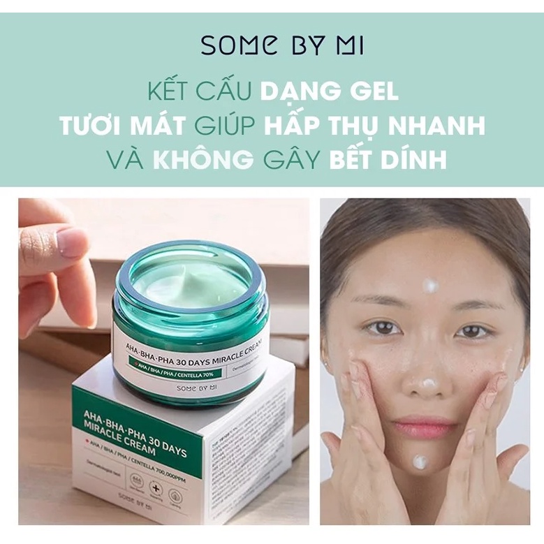 Kem Dưỡng Some By Mi AHA-BHA-PHA 30 Days Miracle Cream (60g)