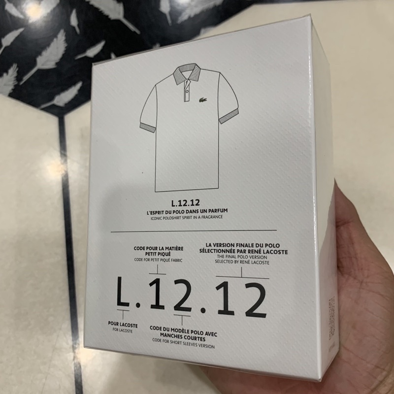 Nước hoa Lacoste L.12.12 Blanc-Pure 175ml full seal