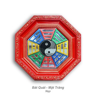 Bát Quái tranh kiếng treo tường - trấn trạch, cải thiện phong thủy - mẫu mặt trăng, cọp