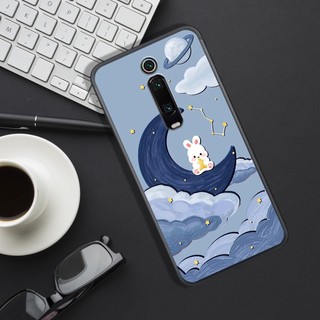 Ốp Lưng XIAOMI REMDI K20/K20 PRO - K30/K30 PRO - K40 - K40 GAMING - K50 , In Hình Rabbit & Moon, Màu Đẹp, Chất.