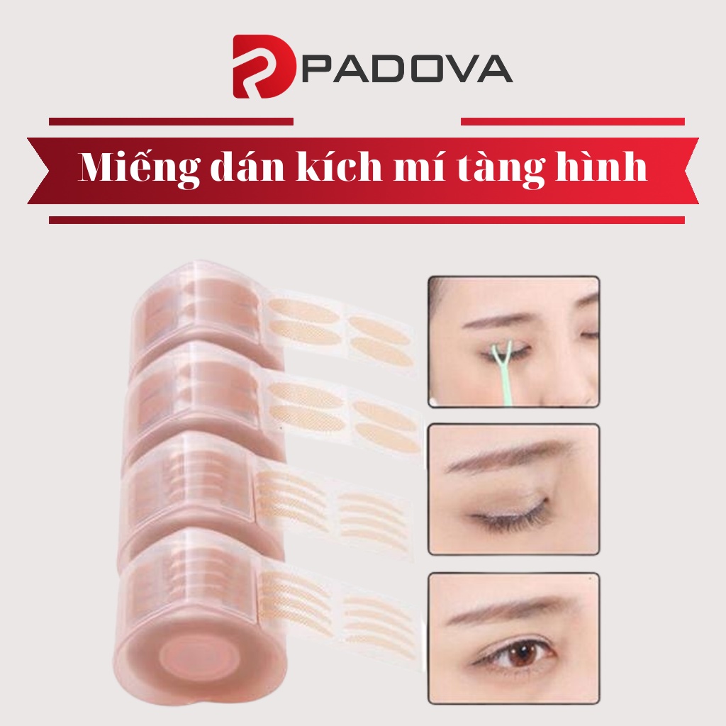 Cuộn Kích Mi Lưới Siêu Tàn Hình Siêu Dính Không Lộ Giúp Mắt To PADOVA 6521