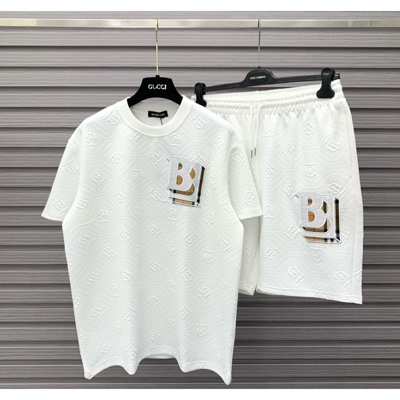 Bộ hè BBR vân dập nổi vải mềm thoáng mát hàng siêu cấp ( Ảnh thật tại shop )