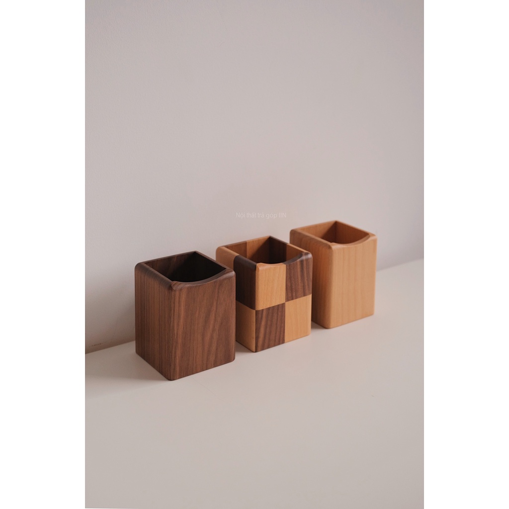 Hộp bút gỗ tự nhiên