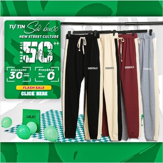 Quần thể thao nam, nữ "Quần thể thao Essential - Thiết kế Tag Cao Su, Thẻ Bài, 3 Size S M L XL cho Nam Nữ"