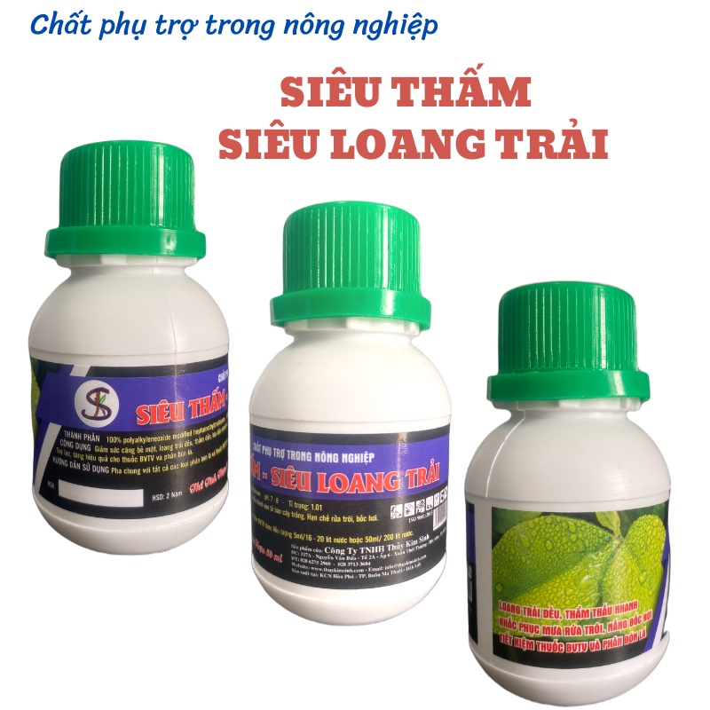 Siêu Thấm - Siêu Loang Trải, Siêu Bám Dính - Chai 50ml đậm đặc gấp 2 lần