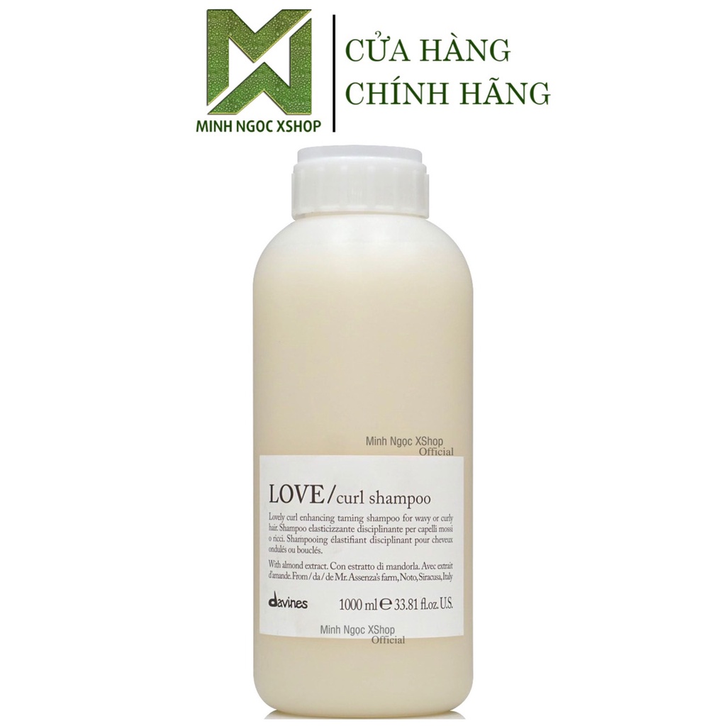 Dầu gội kiểm soát sóng xoăn Davines Love Curl Shampoo 1000ML