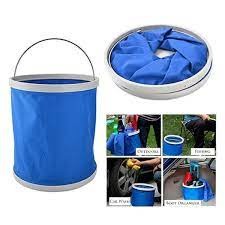 Xô câu cá xô vải gấp gọn đựng nước câu cá 11 Lít