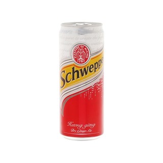 Thùng 24 lon Soda Schweppes Gừng 320ml