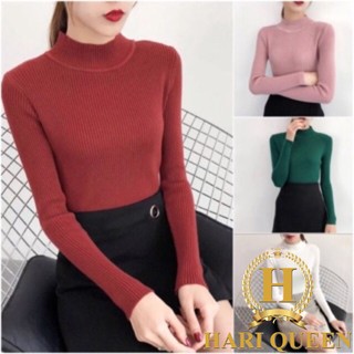 Áo len tăm nữ cổ lọ 3 phân mềm mịn co giãn siêu hot siêu xinh HARI