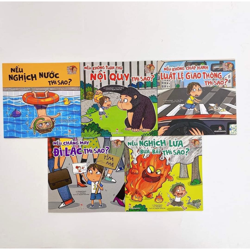 Sách- Combo 5 cuốn kĩ năng sống bé an toàn mỗi ngày