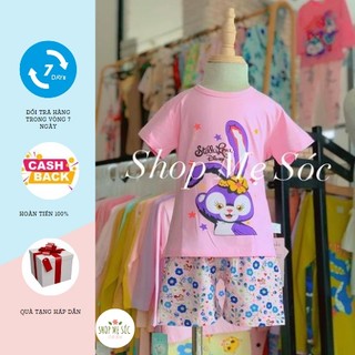 Bộ đùi bé gái, bé trai, bộ cotton mùa hè cao cấp cho bé LSG023