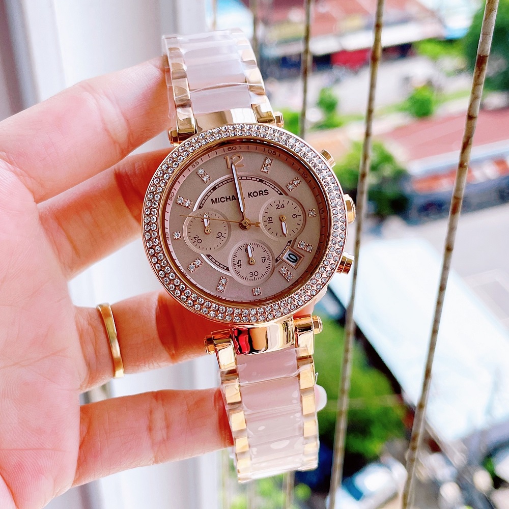 Đồng Hồ Nữ Michael Kors MK5896 Màu Vàng Hồng 39mm