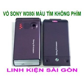 Vỏ sony w380i màu tím không phím