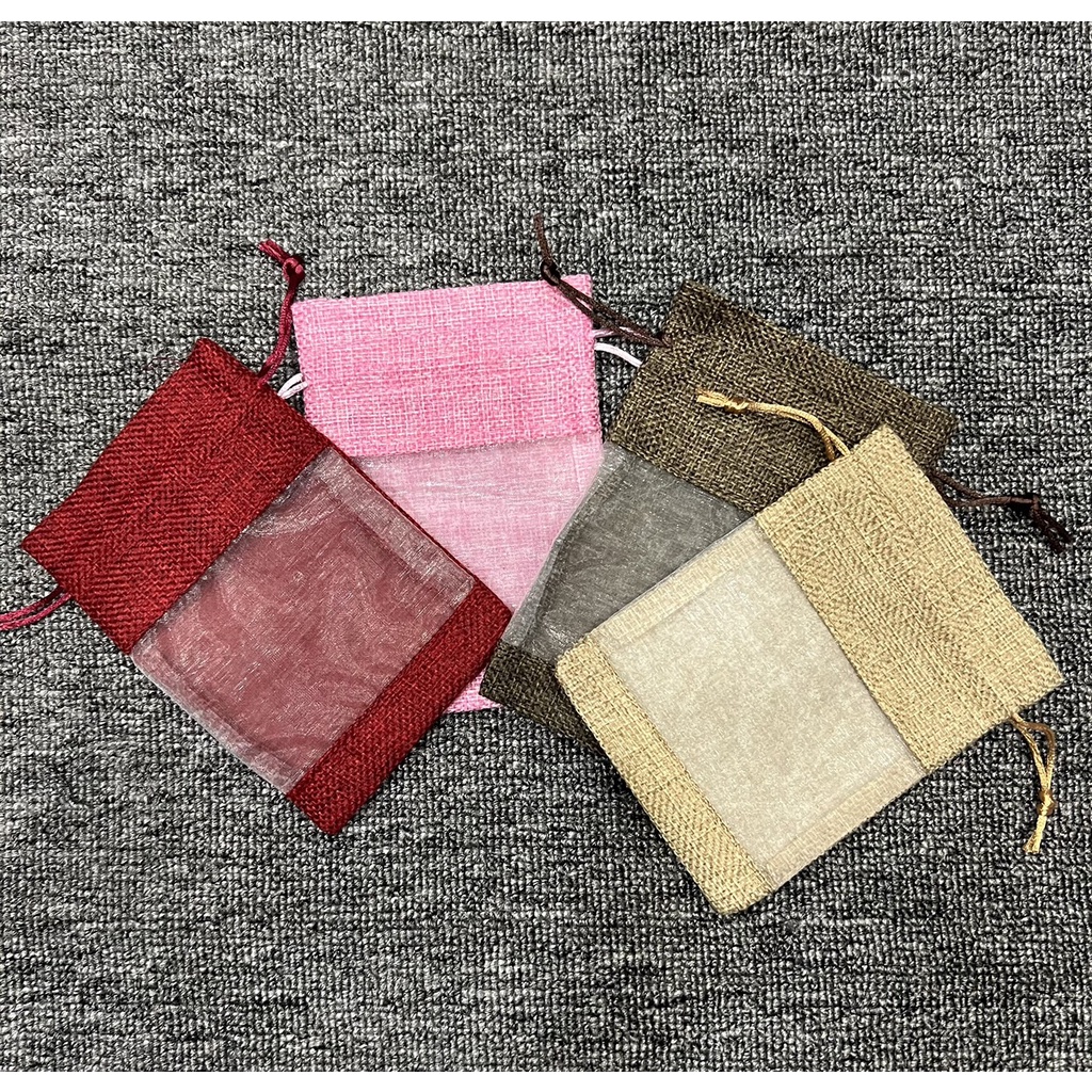 Túi dây rút vải bố có phối lưới