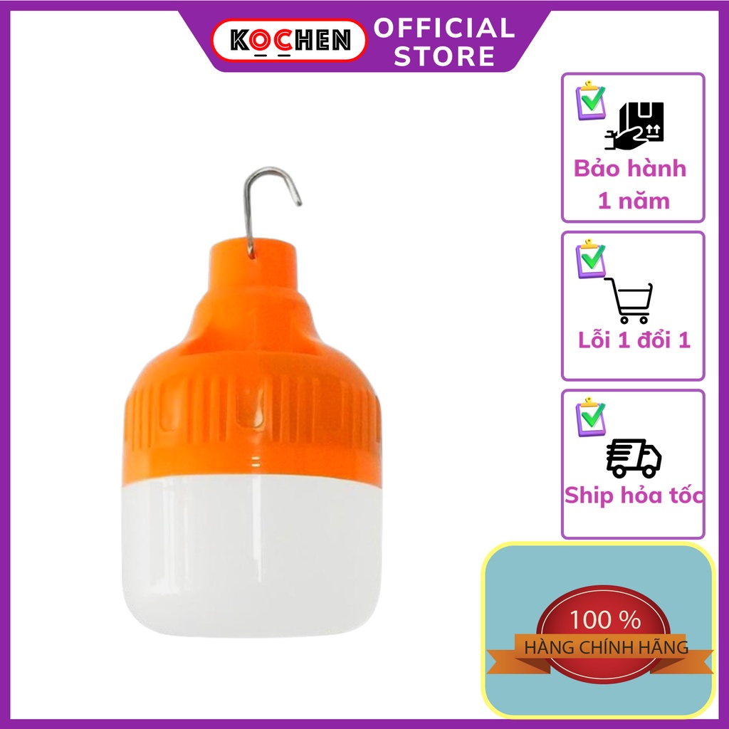 Bóng Đèn Tích Điện, Bóng Đèn Led Sạc Pin Thông Minh Đa Năng 100W Kochen Smart House