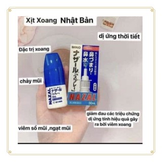 XỊT MŨI NAZAL NHẬT BẢN 30ml