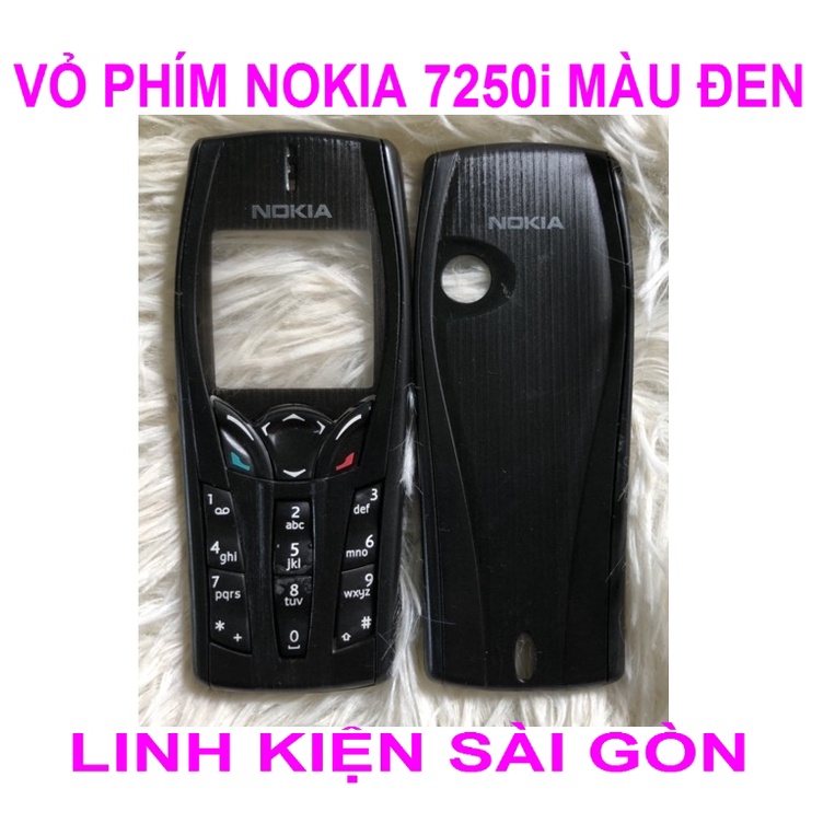VỎ PHÍM NOKIA 7250i MÀU ĐEN