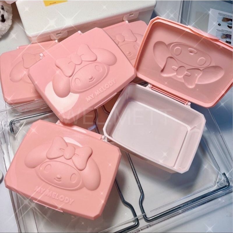 Hộp My Melody hãng Sanrio đựng card toploader sleeve