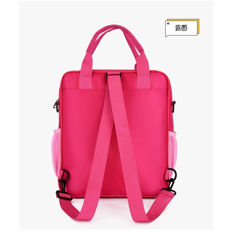 Túi xách cho bé đi học thêm đeo chéo và đeo balo đựng đồ dùng sách vở phù hợp nhất cho bé cấp 1