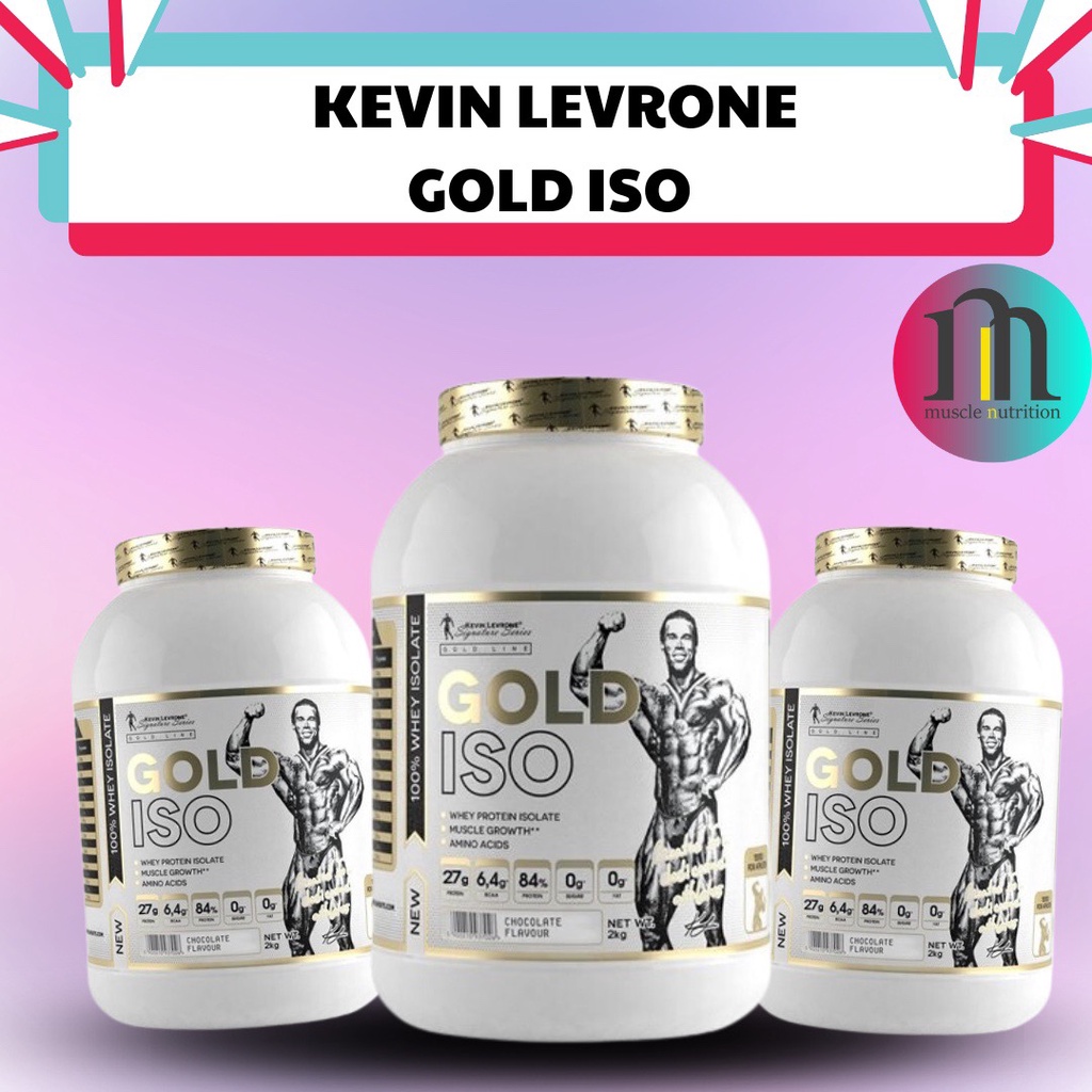 GOLD ISO - DÒNG WHEY TĂNG CƠ GIẢM MỠ - 100% WHEY ISOLATE TINH KHIẾT HẤP THỤ NHANH - HỘP 2KG