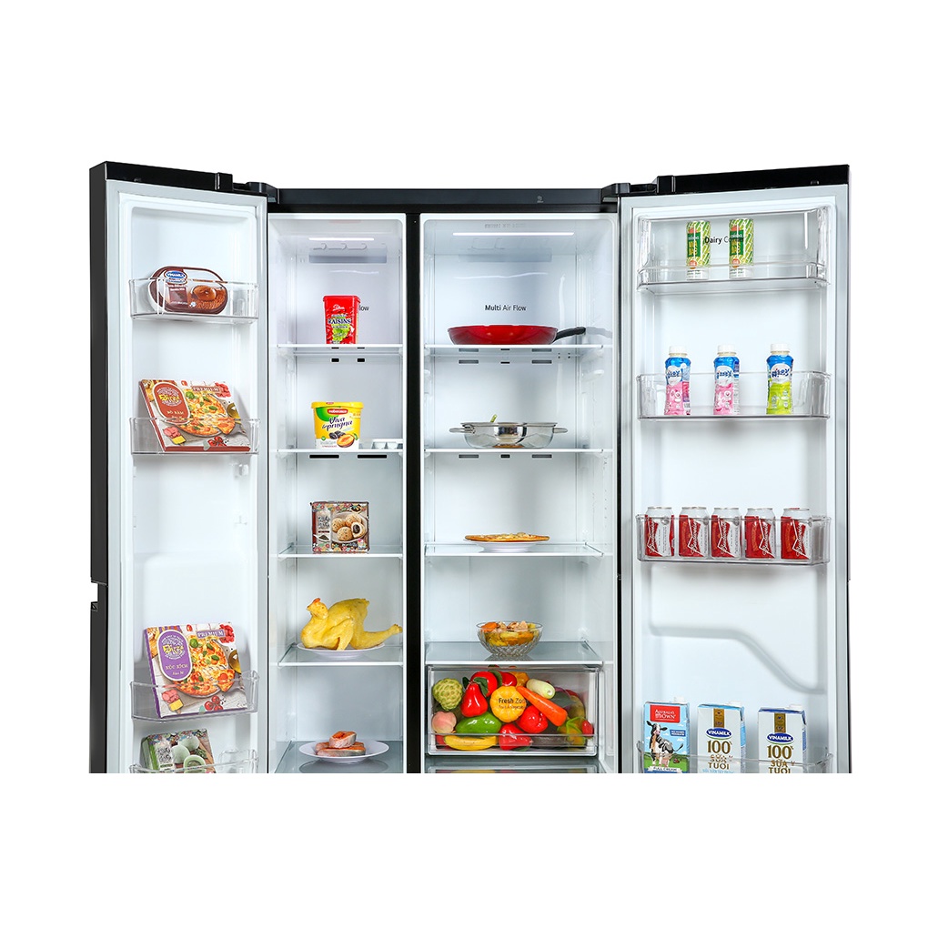 Tủ lạnh LG Inverter 649 Lít GR-B257WB 2022 điện máy tân phú