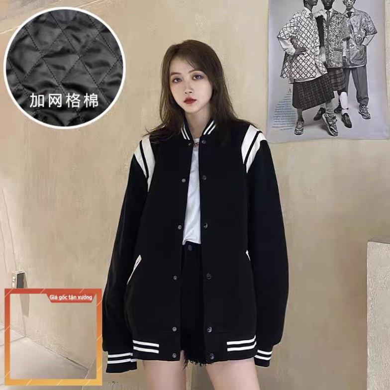 Contica Áo khoác Bomber Teddy sơn tùng MTP unisex nam nữ 2 lớp dày dặn