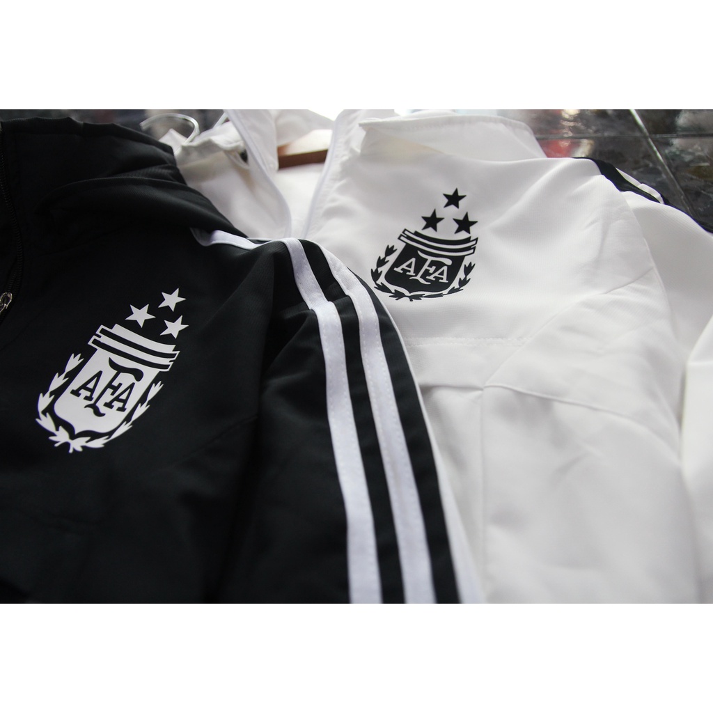 ÁO KHOÁC ARGENTINA TRẮNG - ĐEN MẪU MỚI NHẤT 2023/2024
