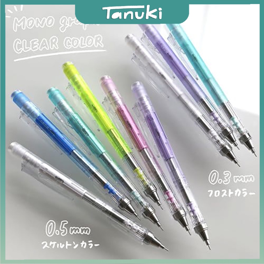 [TANUKI ART] Bút chì kim Mono Graph Clear Color