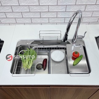 Chậu rửa chén bát đơn 1 hố inox 304 sensuto xlg8048ts