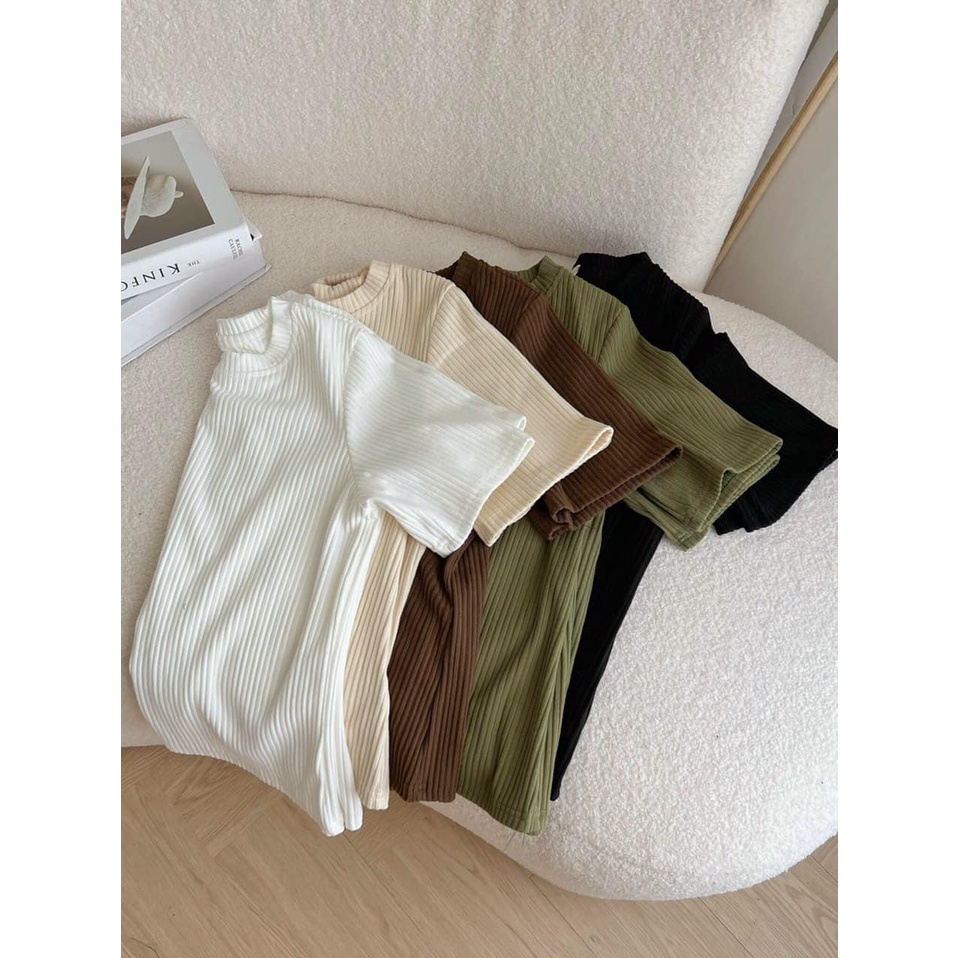 A47 ÁO GÂN CỘC TAY BASIC HOT