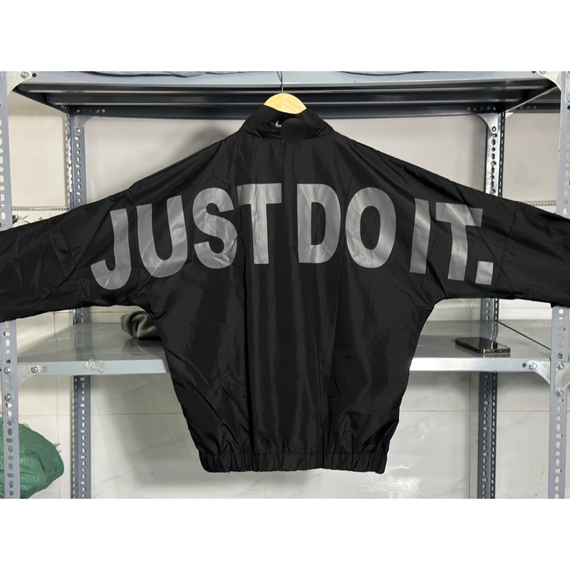 Áo Khoác dù Just Do It Nhiều Màu - Vải Dù 2 lớp dày dặn logo thêu