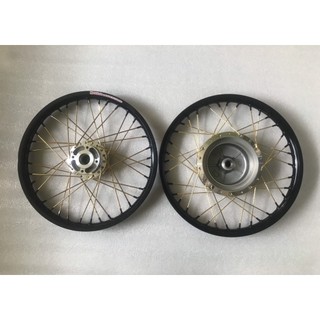 BỘ CĂM ĐÙM NIỀNG NHÔM(VÀNH NAN) THÁI BẢN 1.4*17 CHO YAMAHA NOUVO 1 2 3,4 5,LUVIAS VÀ MIO RÁP LÊN ZIN KHÔNG CHẾ CHÁO