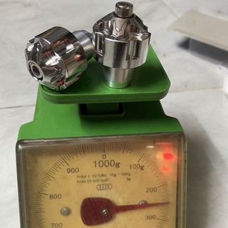 Bộ 2 gù ngôi sao inox đặc chống rung tay lái