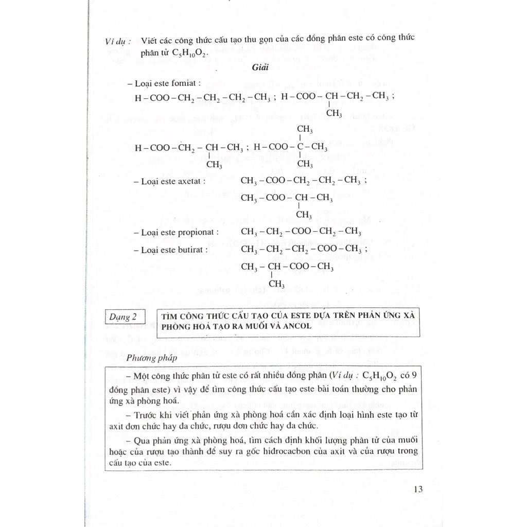 Sách - Các dạng toán và phương pháp giải hoá học 12 - Phần hữu cơ - Lê Thanh Xuân
