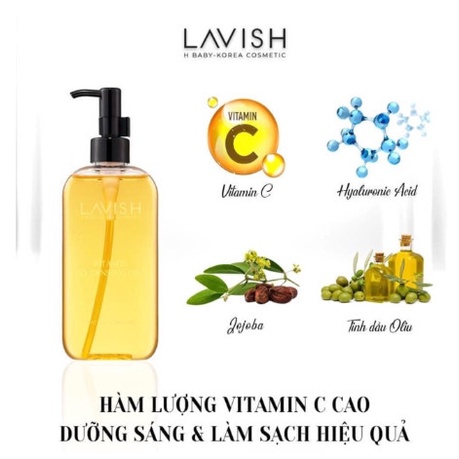 Combo Làm sạch da : Sữa rửa mặt Vitamin C và Tẩy Da Chết Lavish