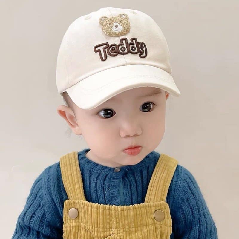 Nón kết cho bé trai bé gái từ 1-4 tuổi họa tiết hoạt hình Gấu Pooh cá tính dễ thương