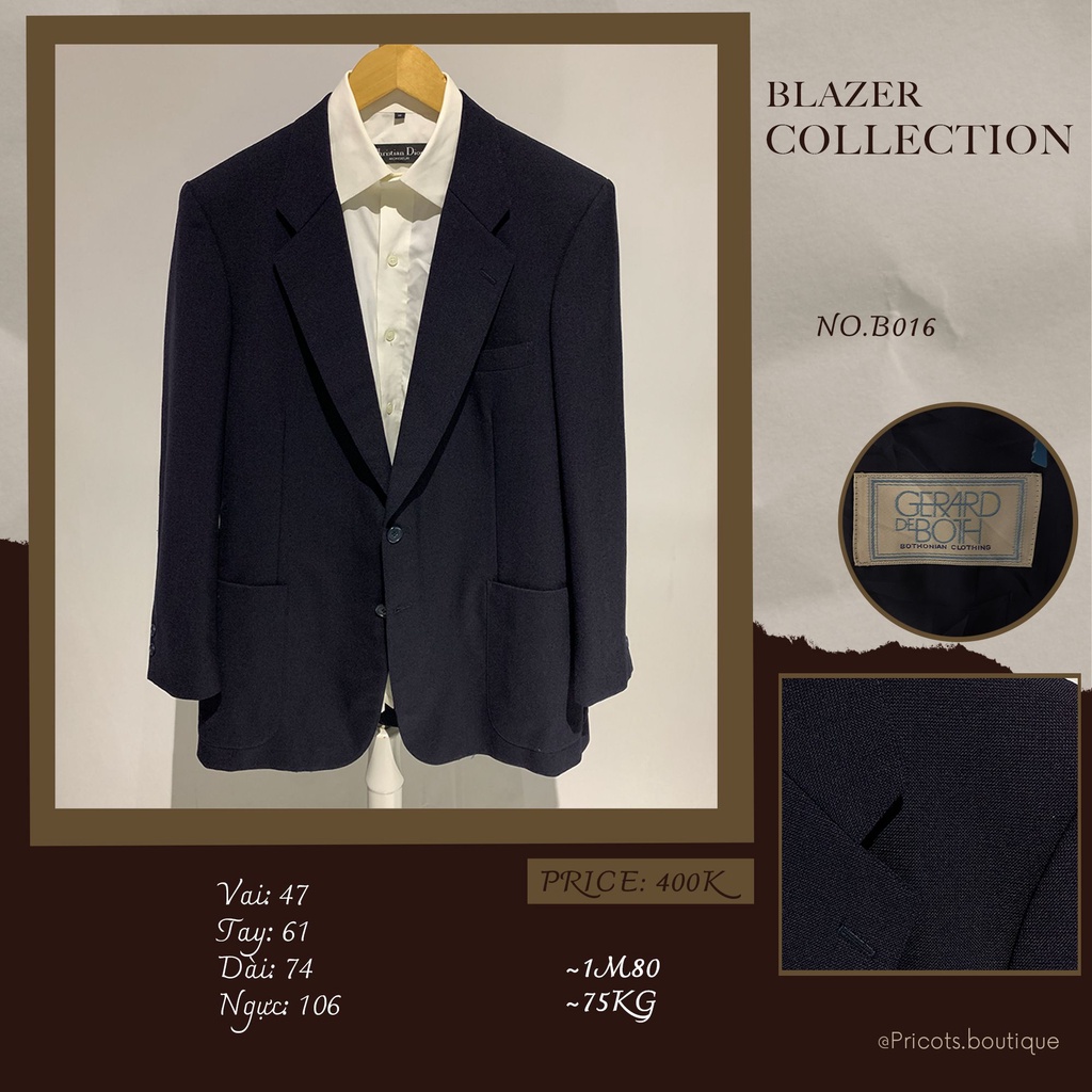10 mẫu blazer nam đen trơn, xanh navy 1 hàng khuy / 2 hàng khuy, 2-4-6 nút