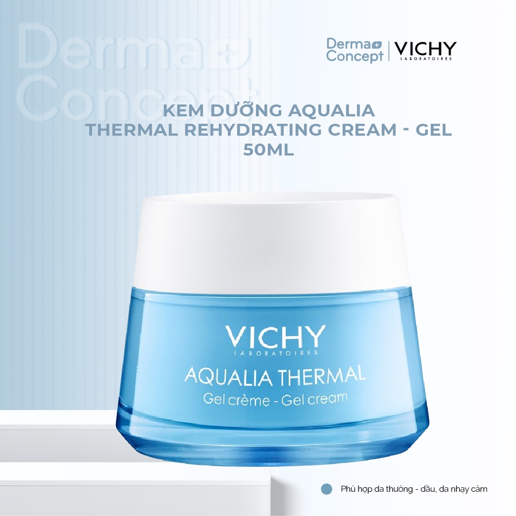 Kem/Gel dưỡng ẩm, cấp nước Vichy Aqualia Thermal Rehydrating Cream [NHẬP KHẨU CHÍNH HÃNG 100%]