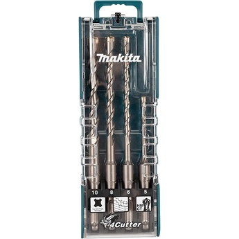 BỘ MŨI KHOAN 4 CẠNH SDS-PLUS MAKITA 4 CÁI (5,6,8,10MM) E-14249 - CHÍNH HÃNG