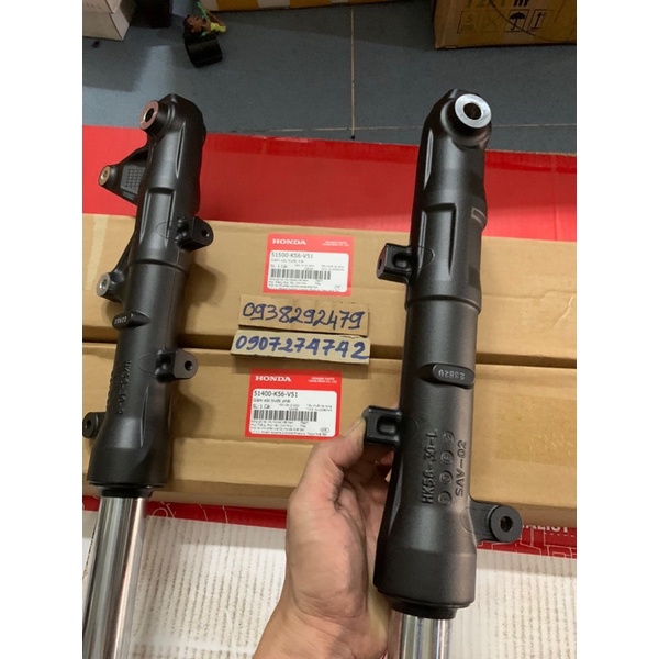 Phuộc trước Winner X đen đời  zin hãng Honda