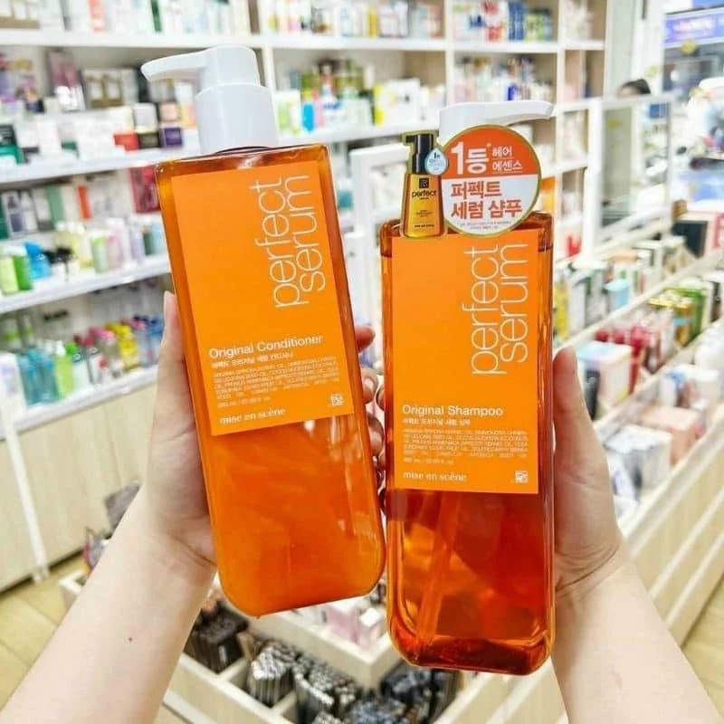 Dầu Gội Và Dầu Xả Phục Hồi Tóc Miseen Scene Perfect Serum Hàn Quốc 680ml [Đủ Màu]