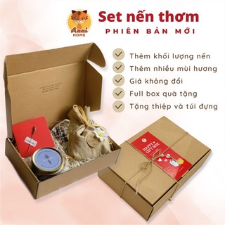 Set quà tặng sinh nhật, quà tặng bạn gái với nến thơm và túi thơm Lavender Anni Home