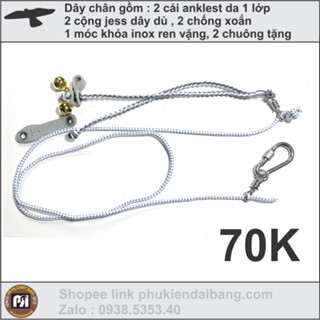 Dây chân nuôi chim diều trắng, ưng ấn, ưng shikra