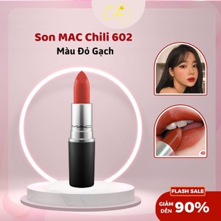 Son mac thỏi chili 602 màu đỏ gạch