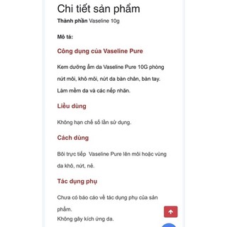 Vaselin Pure Opc típ 10gr