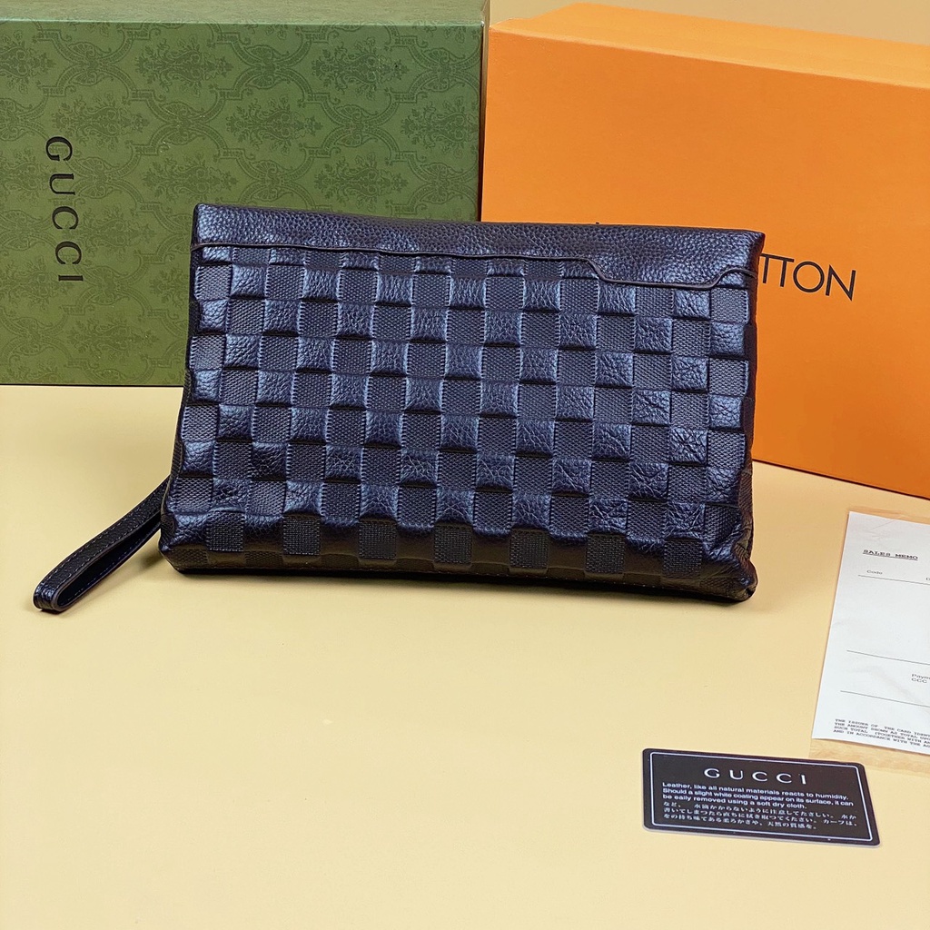 Ví cầm tay Clutch nam da thật nguyên tấm cao cấp kiểu dáng sang trọng 7364 ⚡FREESHIP⚡- BH 2 năm